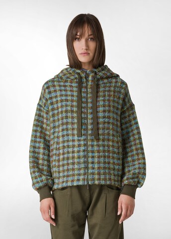 DEHA Sweatjacke in Grün: Vorderseite