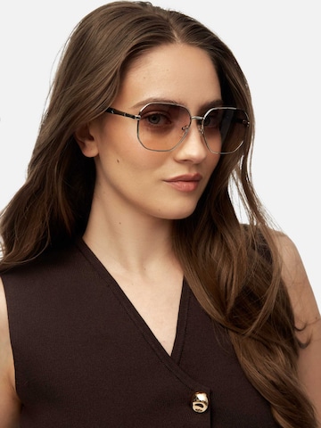 L37 HANDMADE SHOES Solbriller 'GAMMA' i sølv