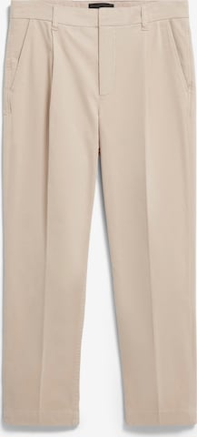 ARMEDANGELS Regular Trousers with creases 'TAAMIR' in Beige: front