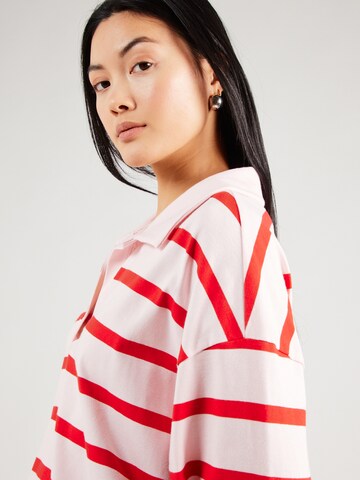 T-shirt 'PCNaja' PIECES en rouge
