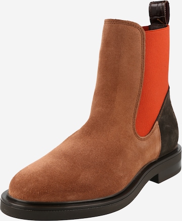 SCOTCH & SODA Chelsea boots 'HAILEY' in Brown: front