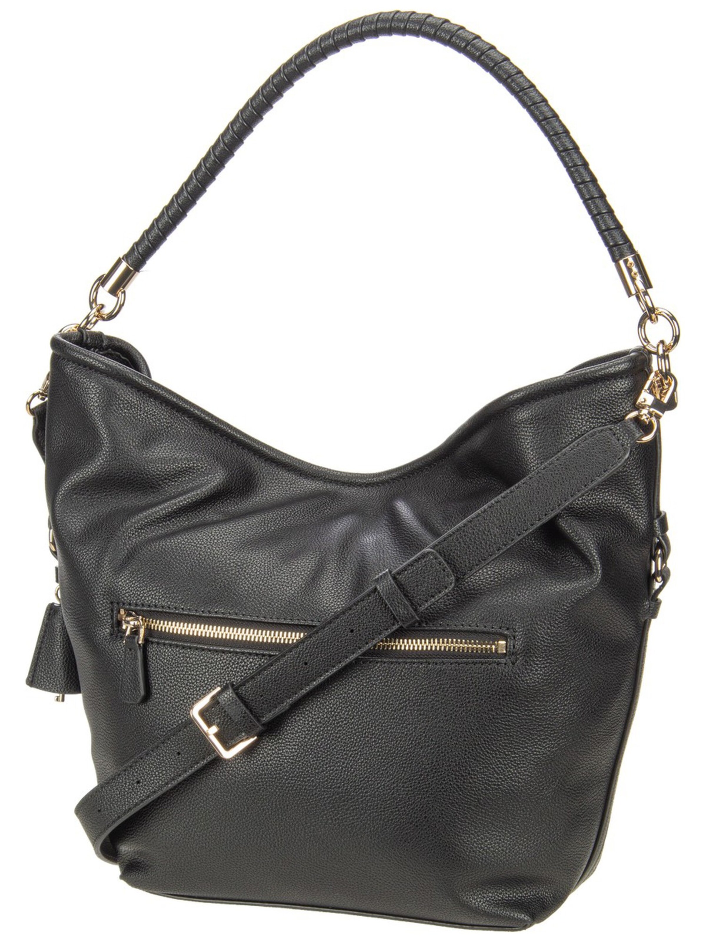 GUESS Schultertasche 'Danya' in Schwarz