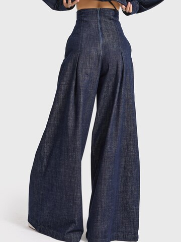 IT'S BASIC Wide leg Jeans 'PALAZZO HIGH RISE JEANS' in Blue