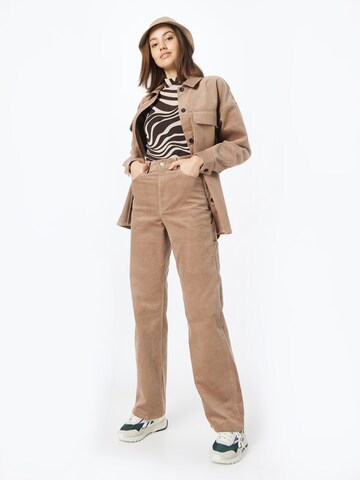 Dr. Denim regular Παντελόνι 'Echo Worker' σε καφέ
