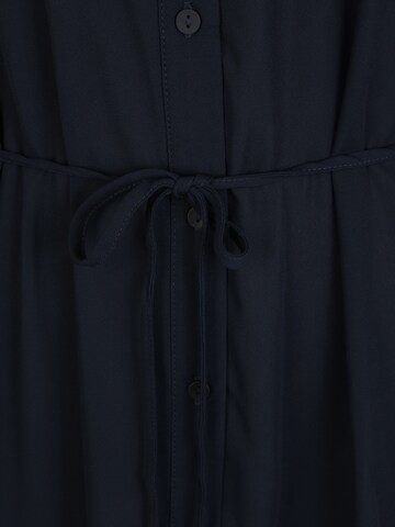 JDY Tall Košeľové šaty 'MOCCA' - Modrá