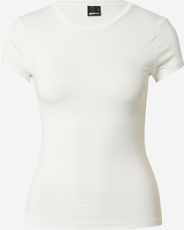 T-shirt Gina Tricot en blanc : devant