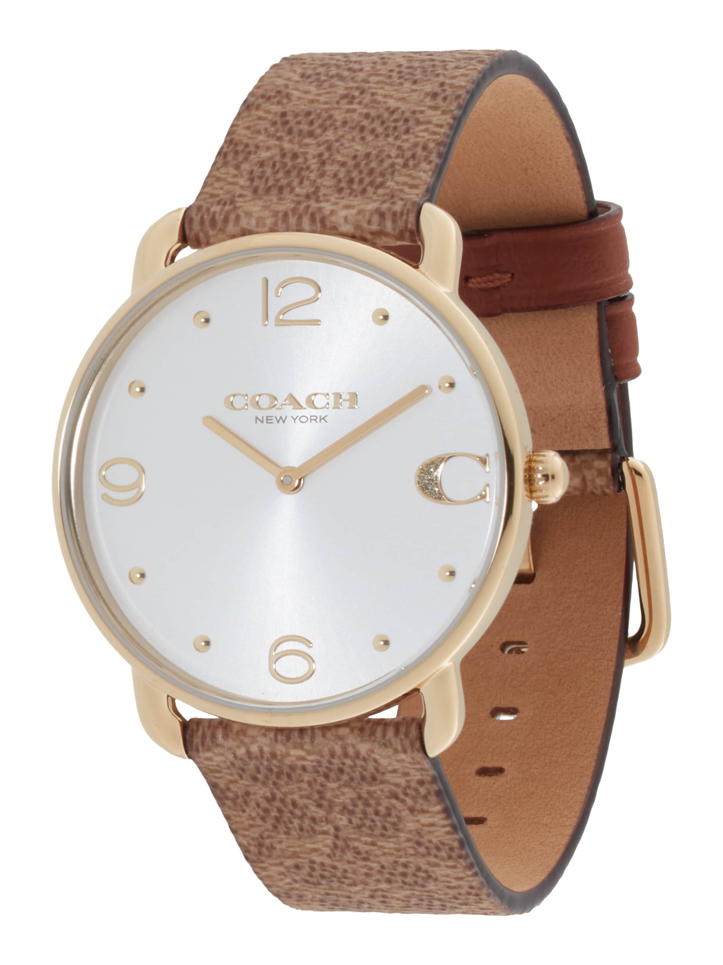 COACH Analoginen kello 'Elliot' värissä ruskea: etupuoli