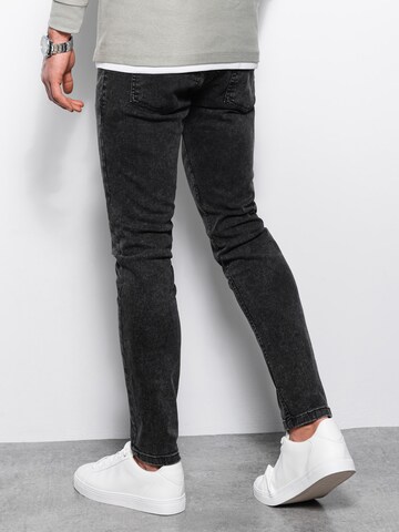 Ombre Skinny Jeans 'P1062' in Schwarz
