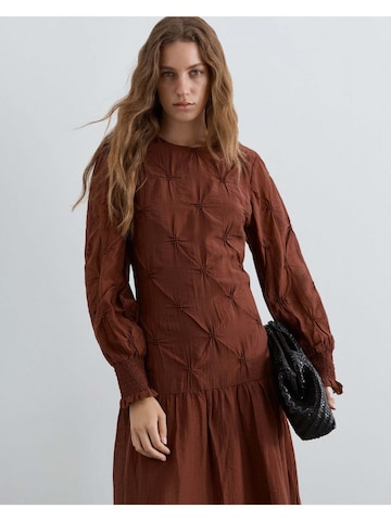 Scalpers Dress in Brown: front