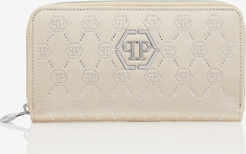 Philipp Plein - Cartera en beige: frente