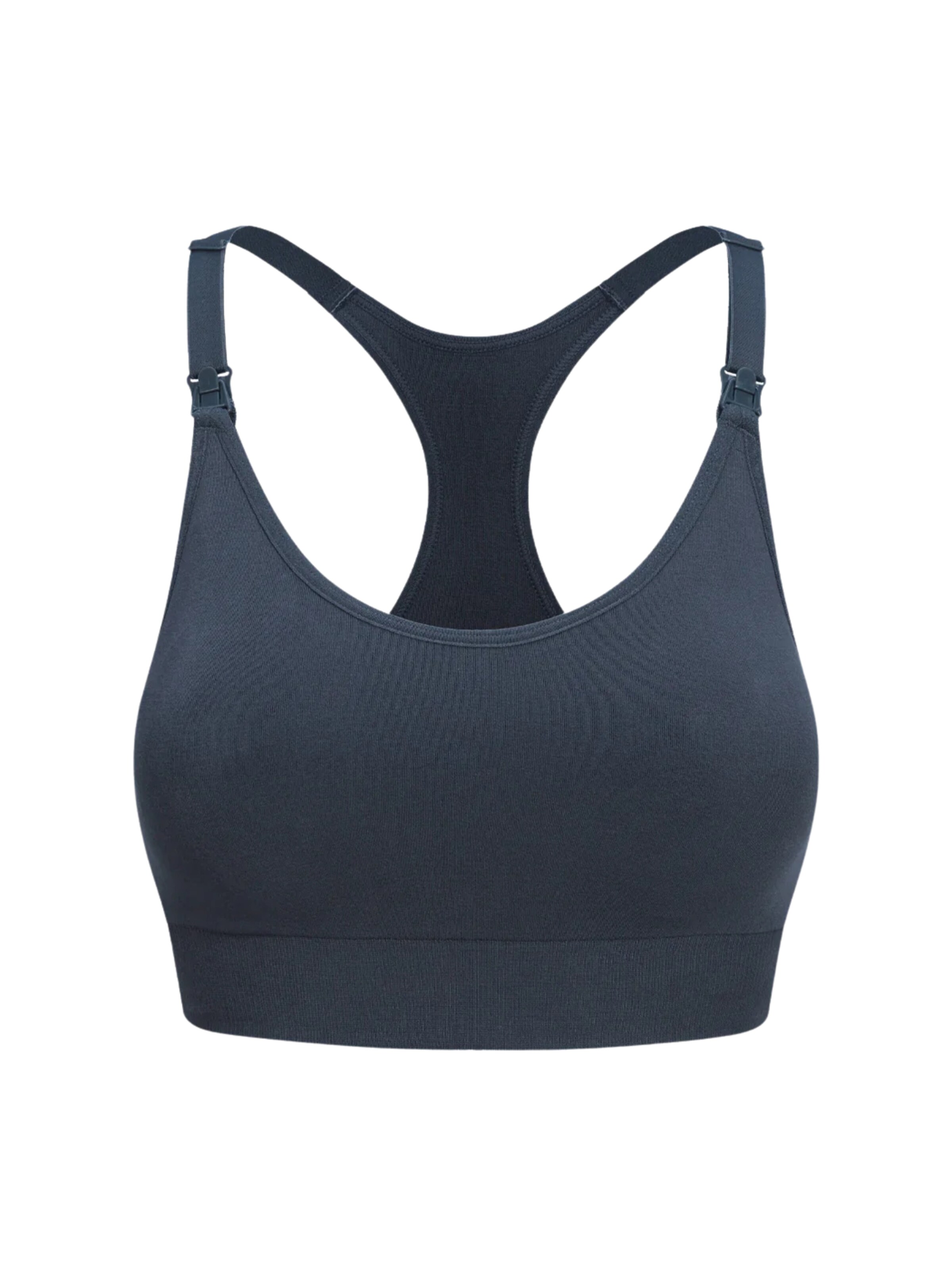 cfab (formerly creamy fabrics) BH 'Seamless Still-Bh mit Rückenstütze'‌‌‌‌‌‌‌ in Grau: Vorderseite