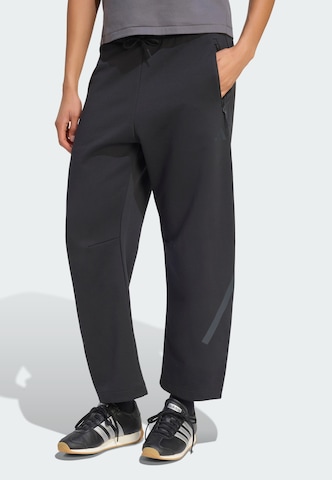 ADIDAS SPORTSWEAR - Loosefit Calças de desporto 'Z.N.E.' em preto: frente