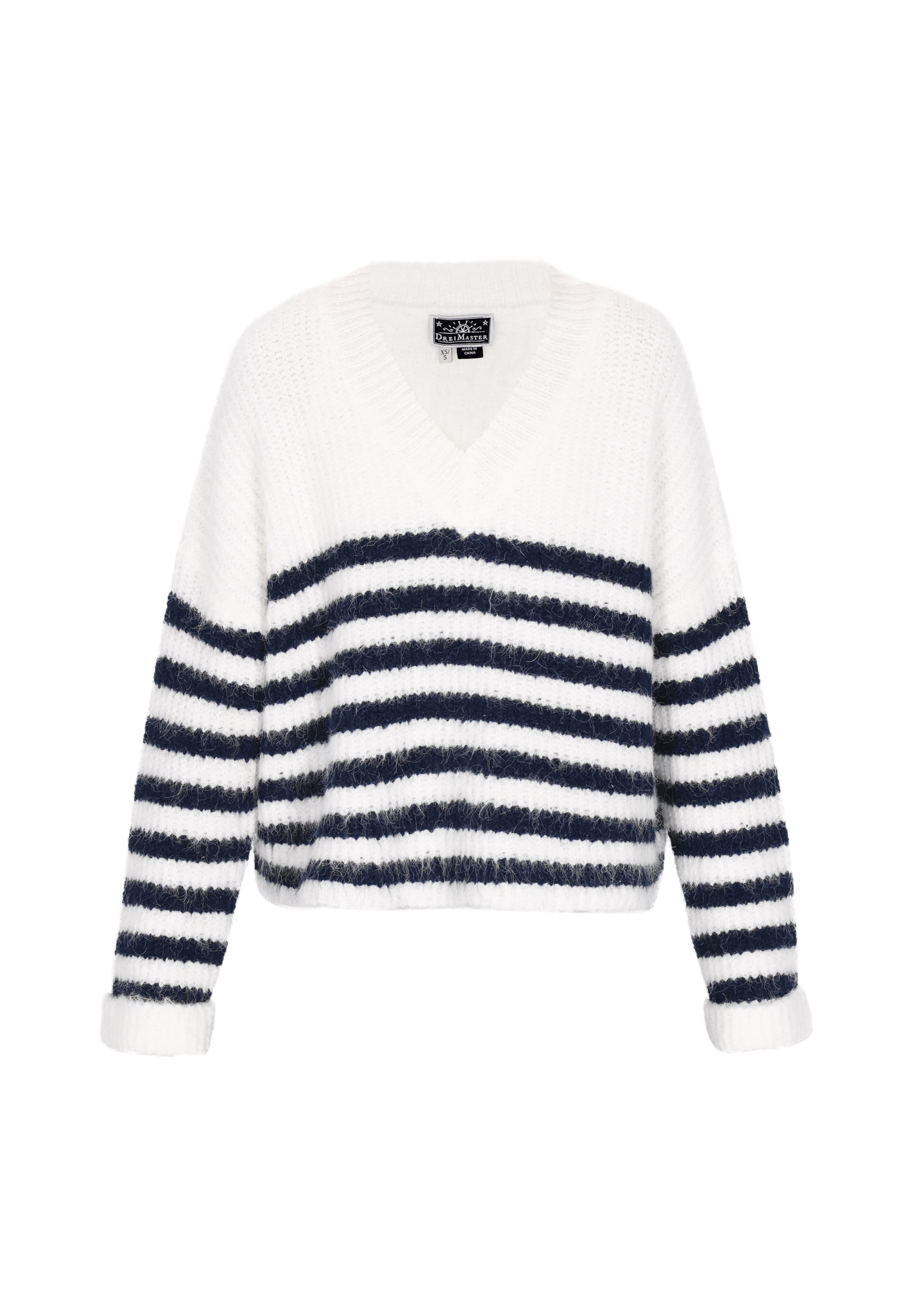 DreiMaster Maritim Pullover 'Maritime' in Blau: Vorderseite