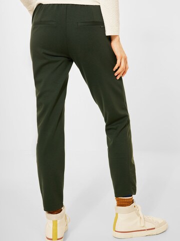 CECIL Slim fit Trousers in Green