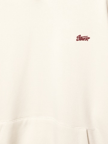 Sweat-shirt 'STWD' Pull&Bear en blanc