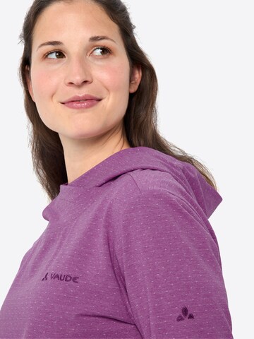 VAUDE Sports sweatshirt 'Tuenno' in Purple