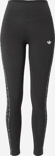 ADIDAS ORIGINALS Leggings 'Abstract Animal Print' in grau / schwarz / weiß, Produktansicht