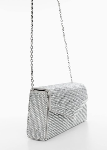 Pochette 'Block' MANGO en argent