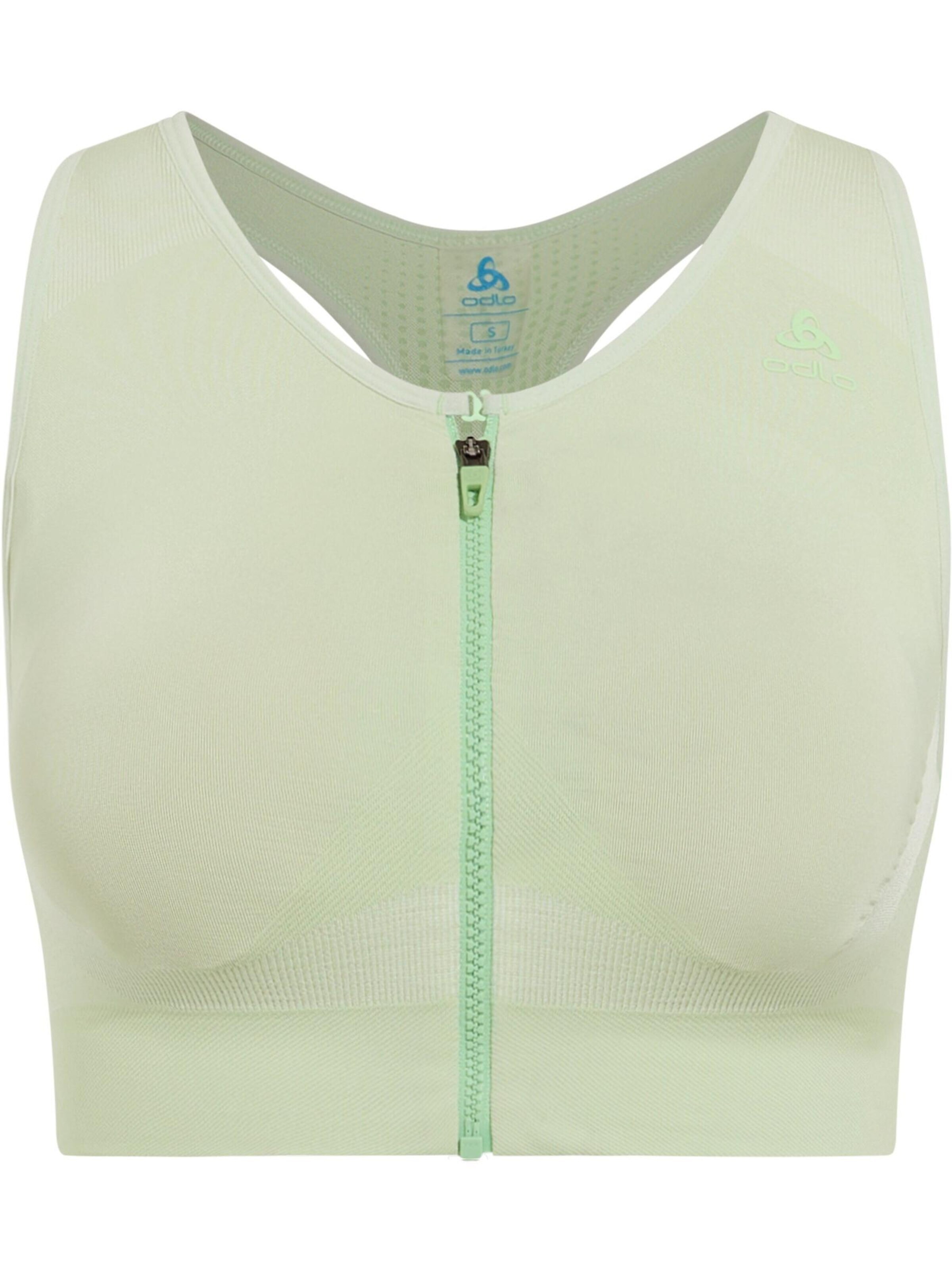 Soutien-gorge de sport 'SEAMLESS HIGH' ODLO en vert : devant