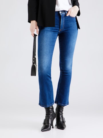 Dondup Flared Jeans in Blauw: voorkant