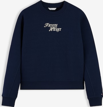 Bluză de molton de la TOMMY HILFIGER pe albastru: față
