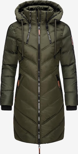 MARIKOO Winter coat 'Armasa' in Khaki / Black, Item view