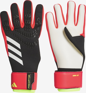 ADIDAS PERFORMANCE Athletic Gloves in Black: front