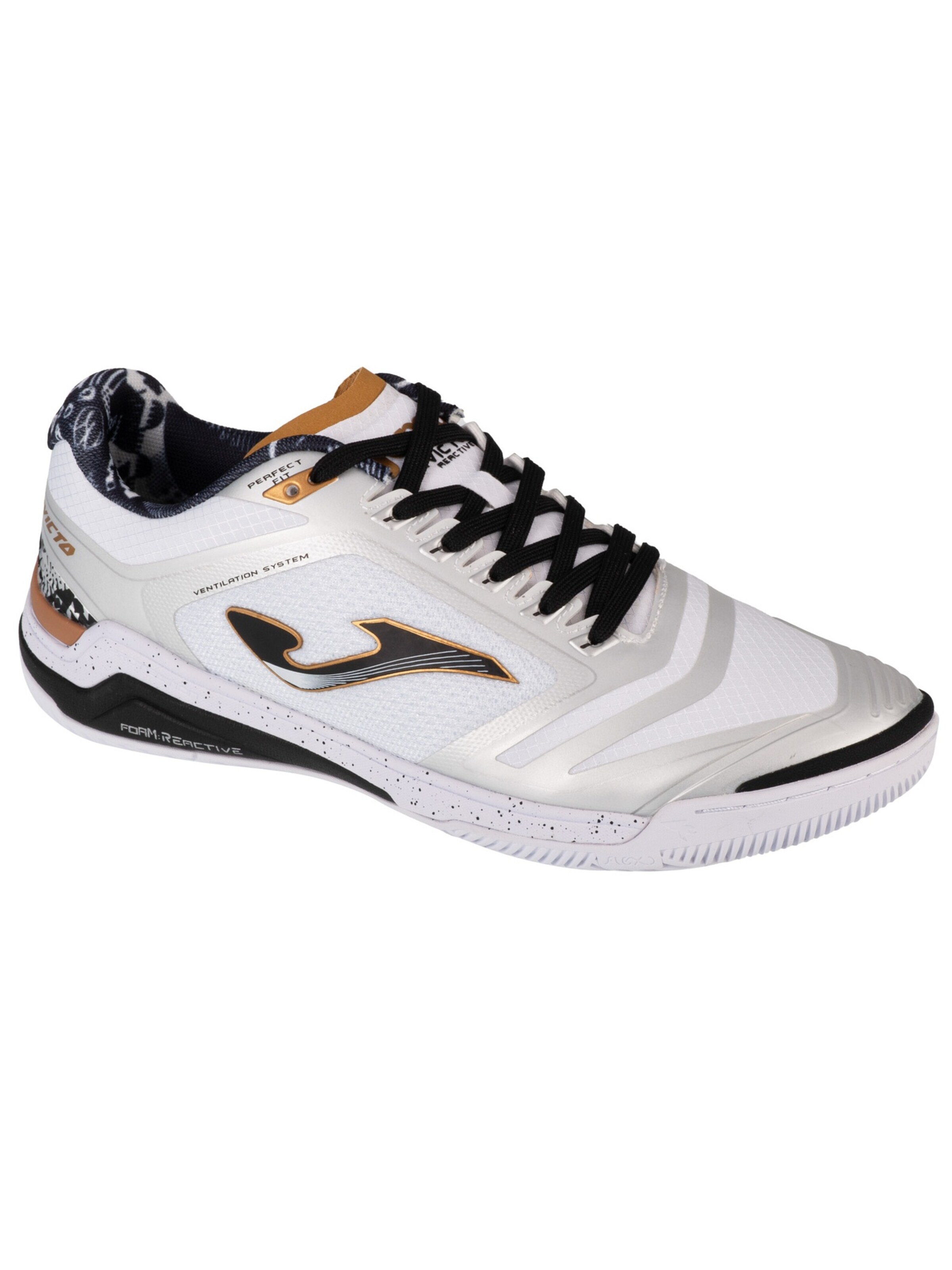 JOMA Soccer shoe 'Invicto INVS 24 IN' in White: front