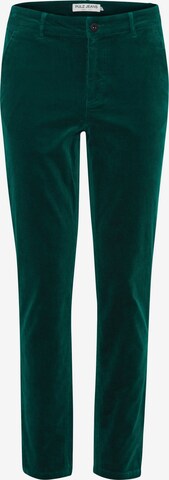 Regular Pantalon 'Mila' PULZ Jeans en vert : devant