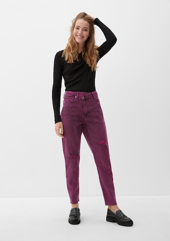s.Oliver Tapered Jeans in Lila