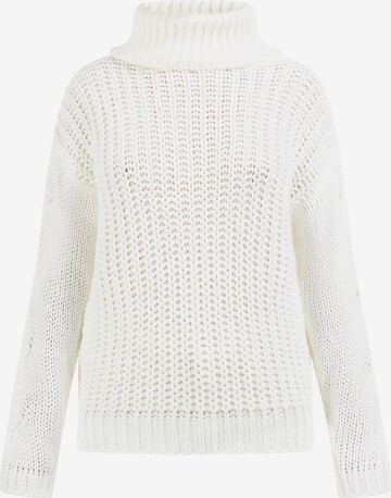 Pull-over MYMO en blanc : devant