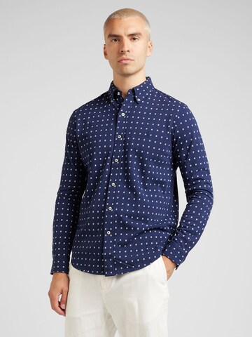 Coupe regular Chemise Polo Ralph Lauren en bleu : devant