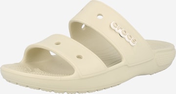 Mule 'Classic' Crocs en beige : devant