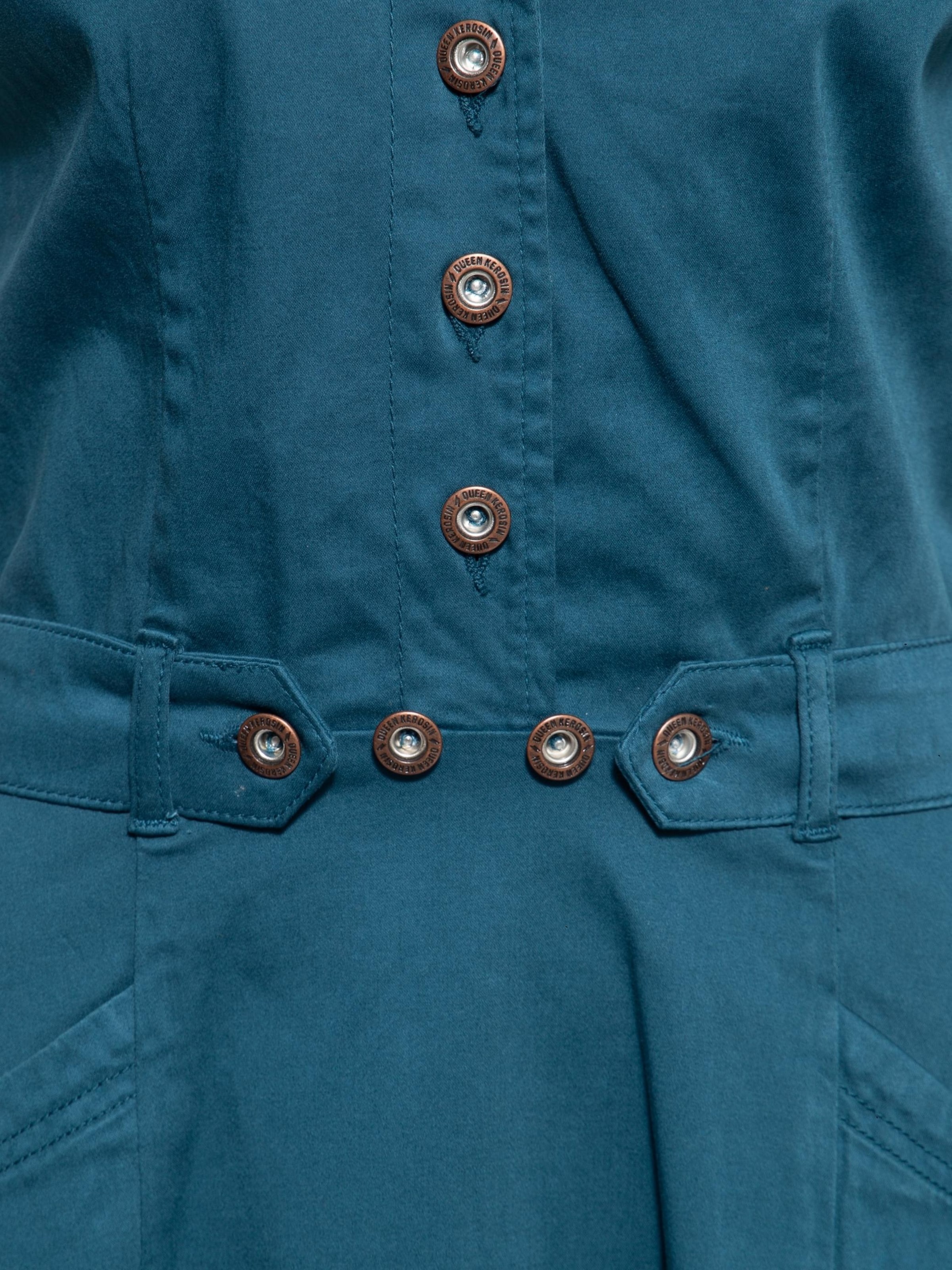 Queen Kerosin Dress in Blue