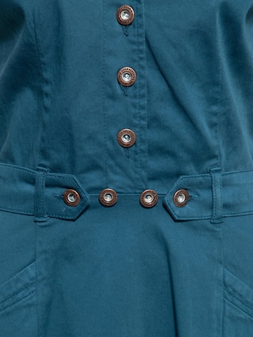 Queen Kerosin Dress in Blue