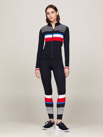 TOMMY HILFIGER Zip-Up Hoodie in Black