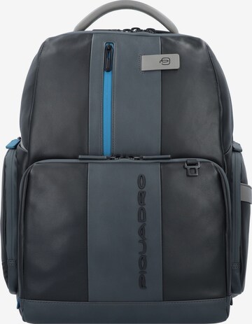 Piquadro Rucksack in Schwarz: predná strana