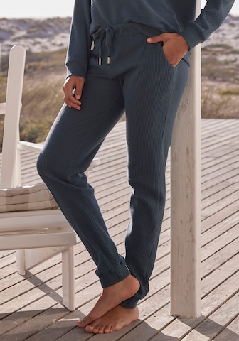 Effilé Pantalon s.Oliver en bleu : devant