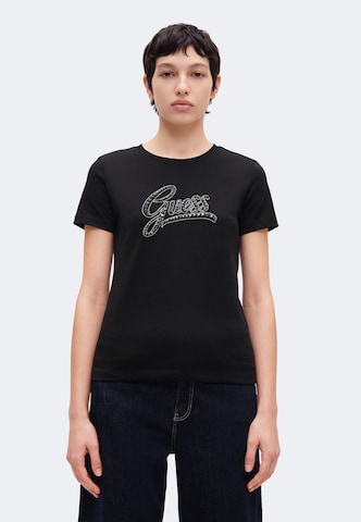 GUESS - Camisa em preto: frente