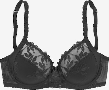 NUANCE T-shirt Bra in Black: front