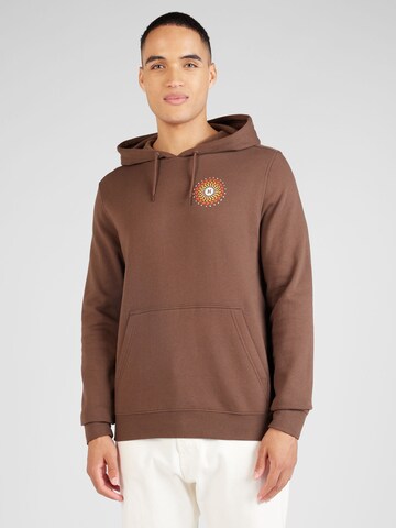 Sweat de sport 'SAW SUN' Hurley en marron : devant