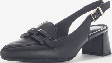 GABOR Slingpumps in Schwarz: predná strana