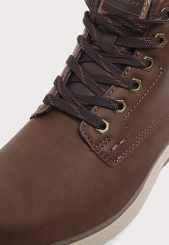 MARCO TOZZI Lace-Up Boots in Brown