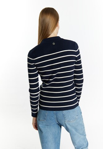 Pull-over DreiMaster Maritim en bleu