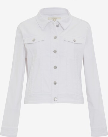 Threadbare Between-Season Jacket 'Rome' in White: front