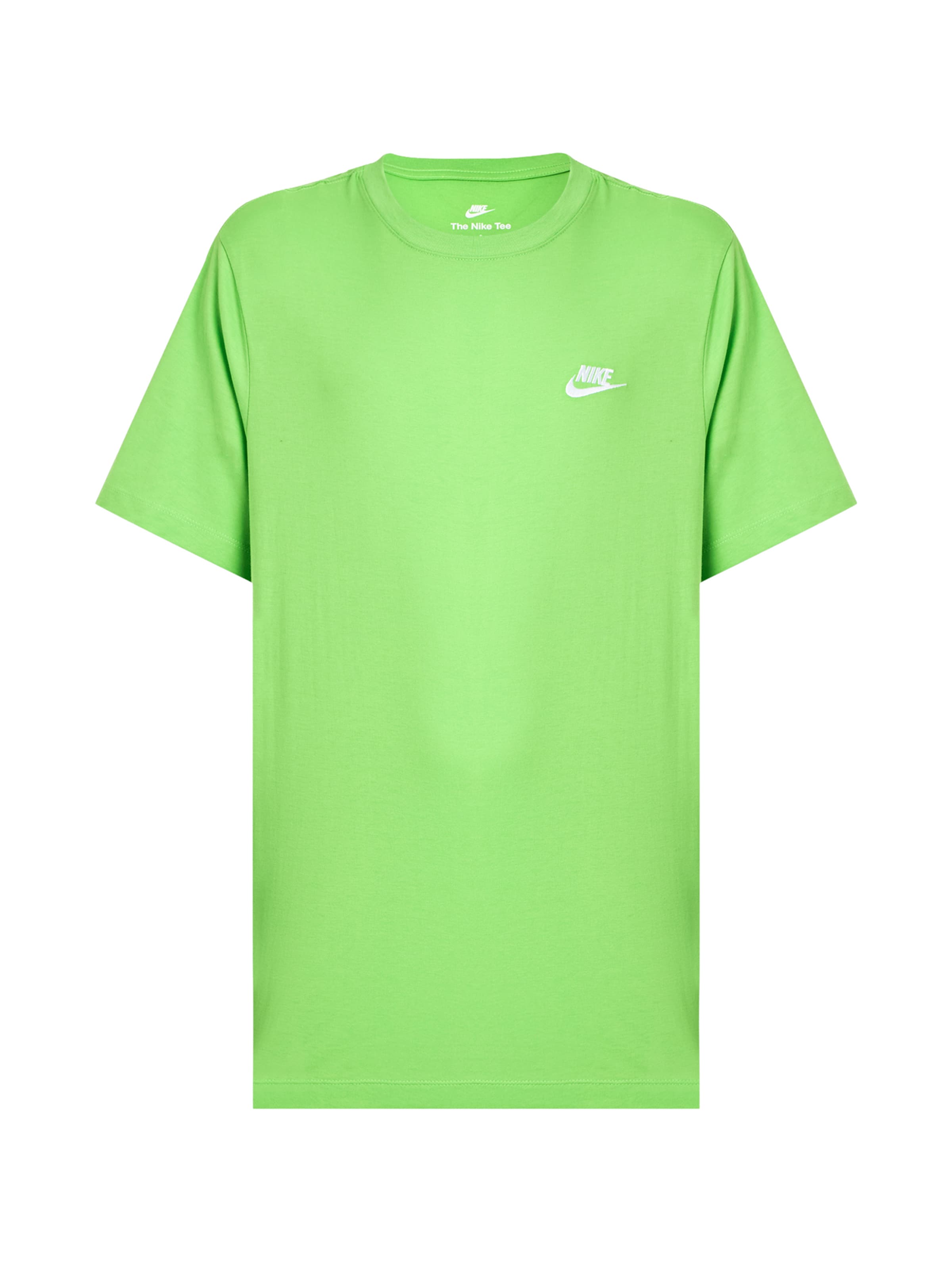 Nike Sportswear T-Shirt 'CLUB' in hellgrün / weiß, Produktansicht