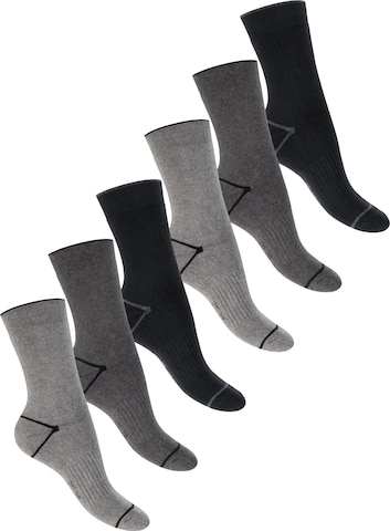 footstar Socks 'EVERYDAY!' in Grey: front