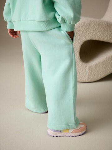 Next Wide Leg Hose in Grün