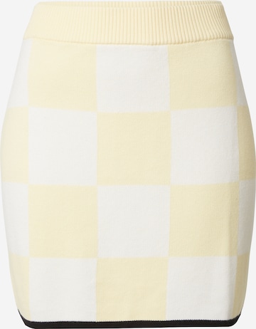 UNITED COLORS OF BENETTON Skirt in Yellow: front