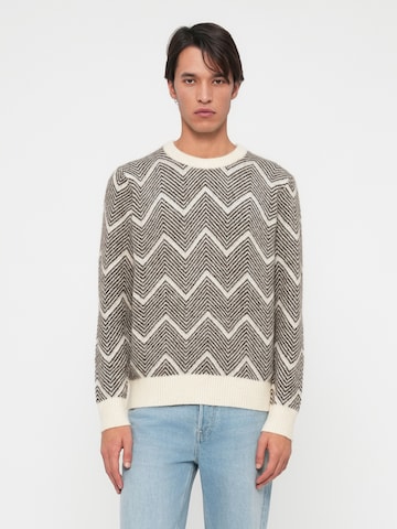 SELECTED Sweter 'SLHRAI' w kolorze brązowy: przód